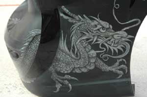 motorcycle dragon design