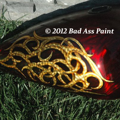 Gold leaf paint jobs - Bad Ass Paint