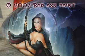 motorcycle design sexy reaper womanl