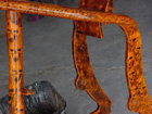 motorcycle design orange skulls frame
