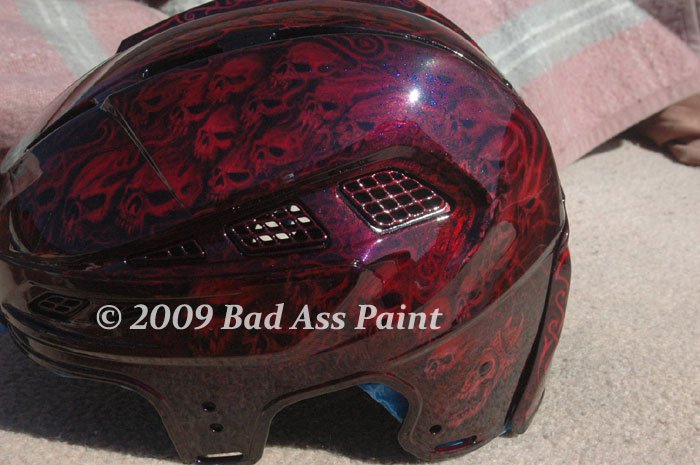 custom paint helmet